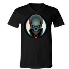 Unisex V-Neck Jersey Tee