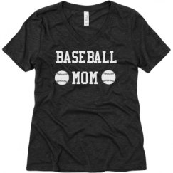 Ladies Relaxed Fit Super Soft Triblend V-Neck Tee