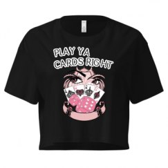 Ladies Festival Cali Crop Top Tee