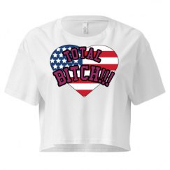 Ladies Festival Cali Crop Top Tee