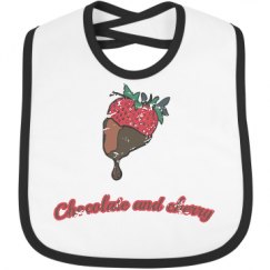 Infant Contrast Trim Bib