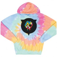Unisex Tie-Dye Fleece Hoodie