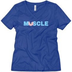 Ladies Relaxed Fit V-Neck Tee