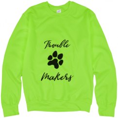 Unisex Neon Crewneck Sweatshirt