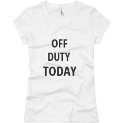 Ladies Slim Fit Basic Promo Jersey Tee