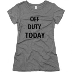 Ladies Slim Fit Super Soft Triblend Tee