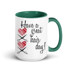 15oz Ceramic Mug with Color Inside