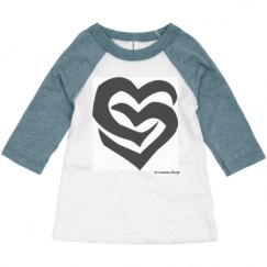 Toddler 3/4 Sleeve Raglan Tee