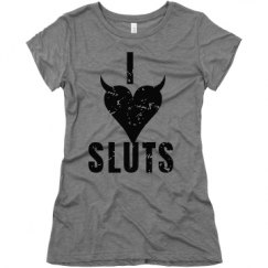 Ladies Slim Fit Super Soft Triblend Tee