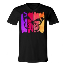 Unisex V-Neck Jersey Tee