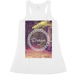 Ladies Flowy Racerback Tank