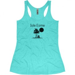 Ladies Slim Fit Super Soft Racerback Triblend Tank