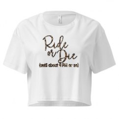 Ladies Festival Cali Crop Top Tee