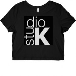 Ladies Slim Fit Crop Top Tee