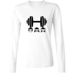 Ladies Relaxed Fit Basic Long Sleeve Tee