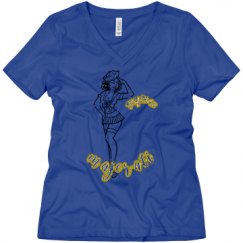 Ladies Relaxed Fit V-Neck Tee