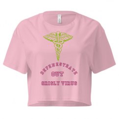 Ladies Festival Cali Crop Top Tee
