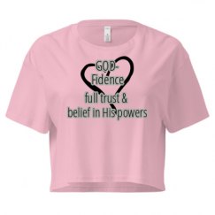 Ladies Festival Cali Crop Top Tee