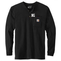 Unisex Carhartt Long Sleeve Henley Tee 