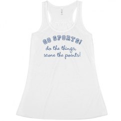 Ladies Flowy Racerback Tank