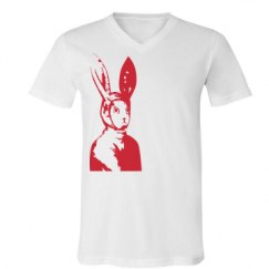 Unisex V-Neck Jersey Tee