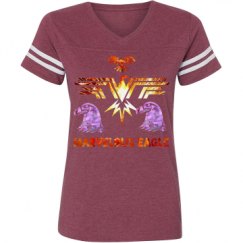 Ladies Relaxed Fit Vintage Sports Tee