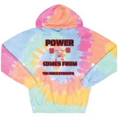Unisex Tie-Dye Fleece Hoodie
