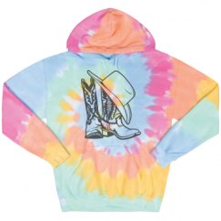 Unisex Tie-Dye Fleece Hoodie