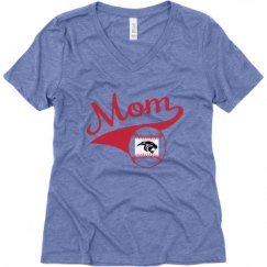 Ladies Relaxed Fit Super Soft Triblend V-Neck Tee