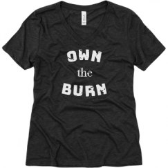 Ladies Relaxed Fit Super Soft Triblend V-Neck Tee