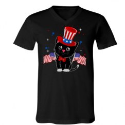 Unisex V-Neck Jersey Tee