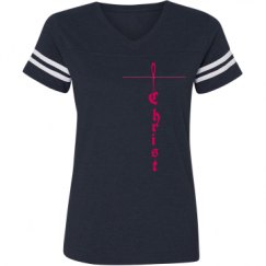 Ladies Relaxed Fit Vintage Sports Tee