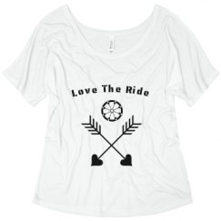 Ladies Flowy Slouchy Tee
