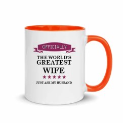 11oz Ceramic Mug with Color Inside