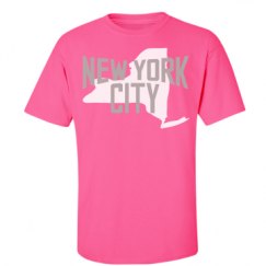 Unisex Ultra Cotton Safety Neon Crewneck Tee