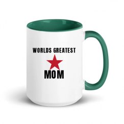 15oz Ceramic Mug with Color Inside