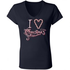 Ladies Slim Fit V-Neck Jersey Tee