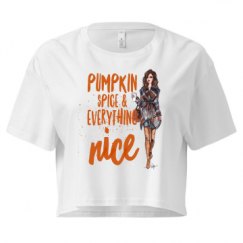 Ladies Festival Cali Crop Top Tee