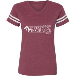 Ladies Relaxed Fit Vintage Sports Tee