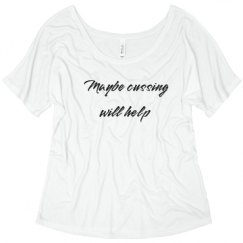 Ladies Flowy Slouchy Tee