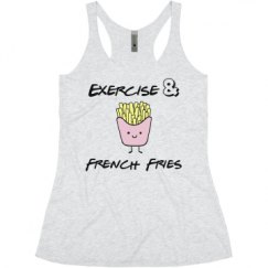 Ladies Slim Fit Super Soft Racerback Triblend Tank