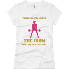 Ladies Slim Fit Basic Promo Jersey Tee