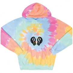 Unisex Tie-Dye Fleece Hoodie