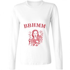 Ladies Relaxed Fit Basic Long Sleeve Tee