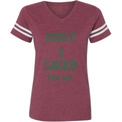 Ladies Relaxed Fit Vintage Sports Tee