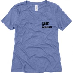 Ladies Relaxed Fit Super Soft Triblend V-Neck Tee