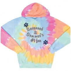 Unisex Tie-Dye Fleece Hoodie