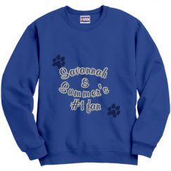 Unisex Film and Foil Crewneck Sweatshirt