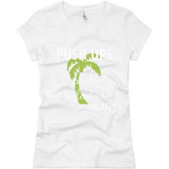 Ladies Slim Fit Basic Promo Jersey Tee