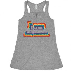 Ladies Flowy Racerback Tank